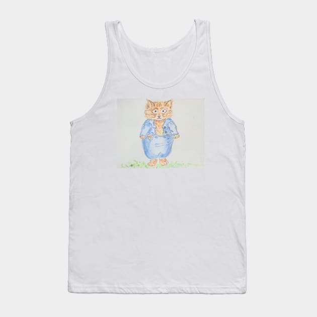 Fat Kitty Tank Top by KEOE